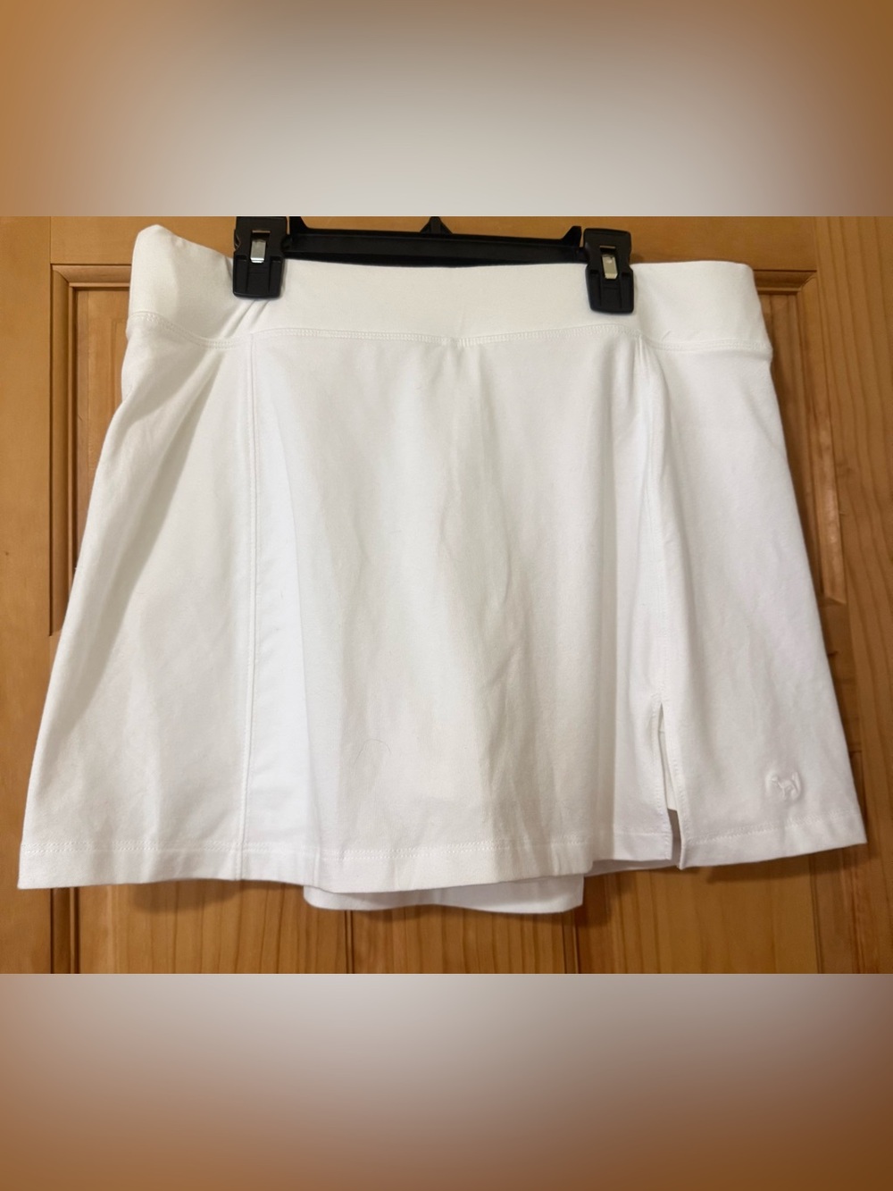 Victoria's Secret Pink Brand Active Cotton Skort White Large With Pockets